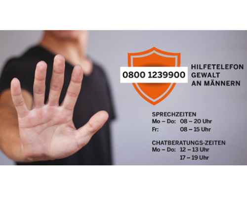 Logo Hilfetelefon - Gewalt gegen Männer